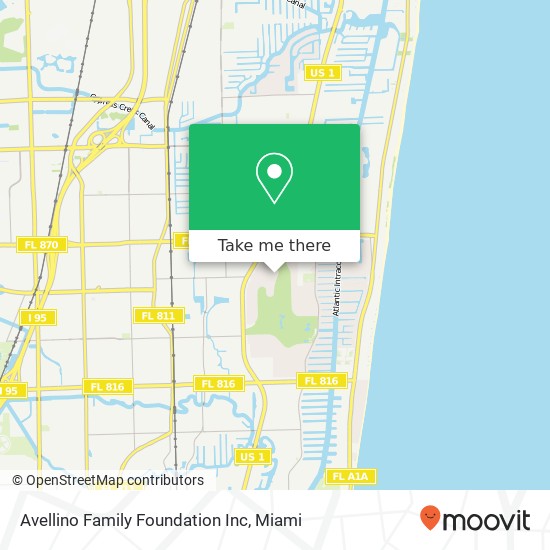 Avellino Family Foundation Inc map