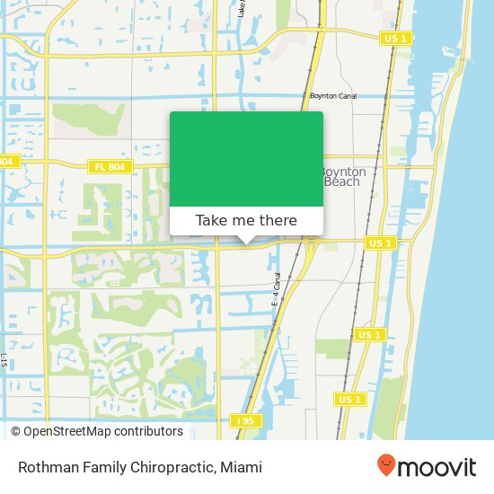Rothman Family Chiropractic map