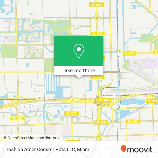 Toshiba Amer Consmr Pdts LLC map