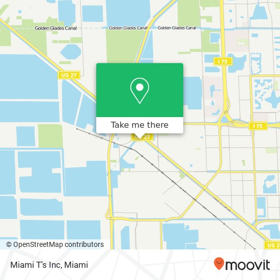 Miami T's Inc map