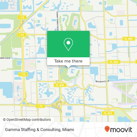 Gamma Staffing & Consulting map