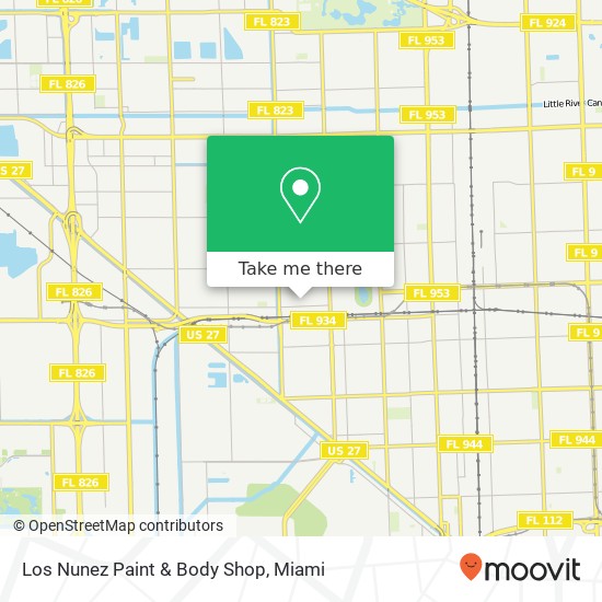 Los Nunez Paint & Body Shop map