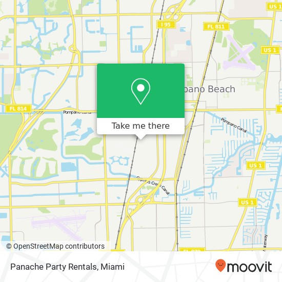 Mapa de Panache Party Rentals
