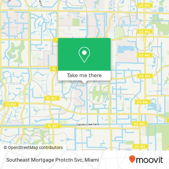 Southeast Mortgage Protctn Svc map