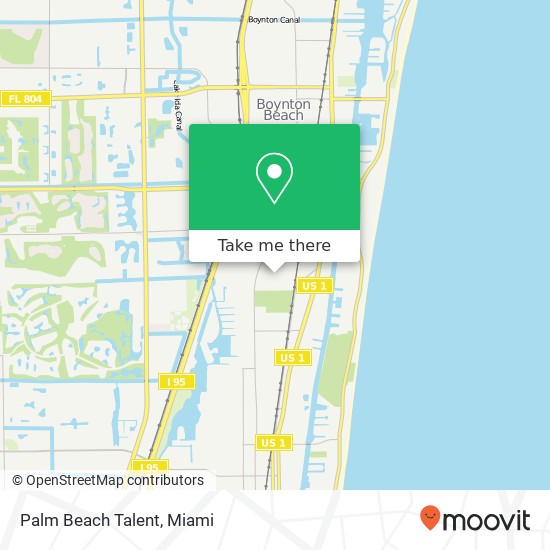 Mapa de Palm Beach Talent