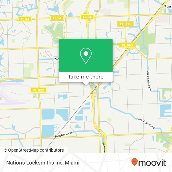 Nation's Locksmiths Inc map