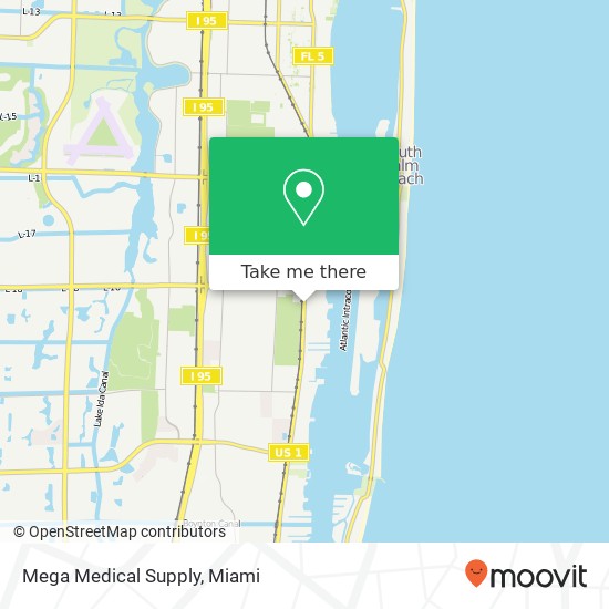 Mapa de Mega Medical Supply