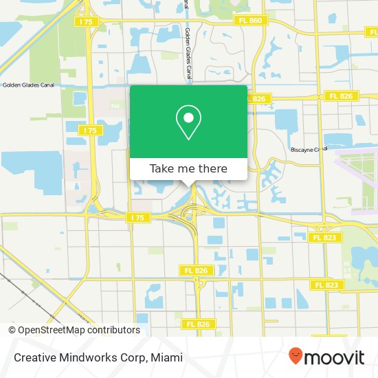 Mapa de Creative Mindworks Corp