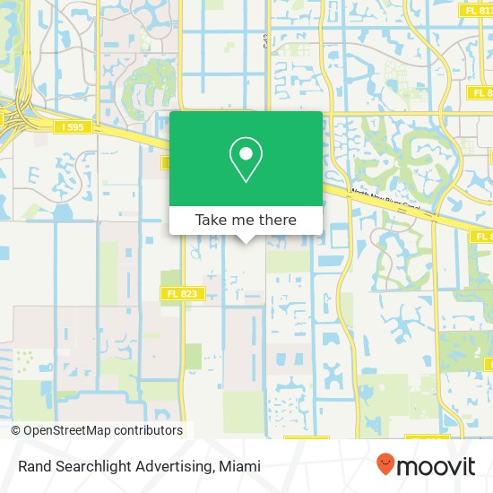 Rand Searchlight Advertising map