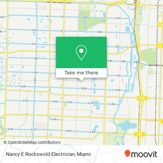 Nancy E Rockswold Electrician map