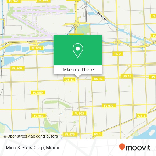 Mapa de Mina & Sons Corp