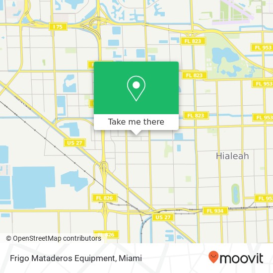 Frigo Mataderos Equipment map