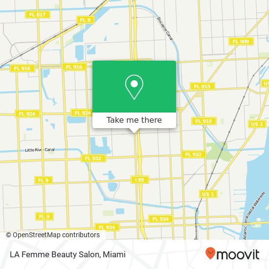 LA Femme Beauty Salon map