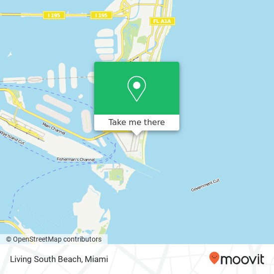 Mapa de Living South Beach