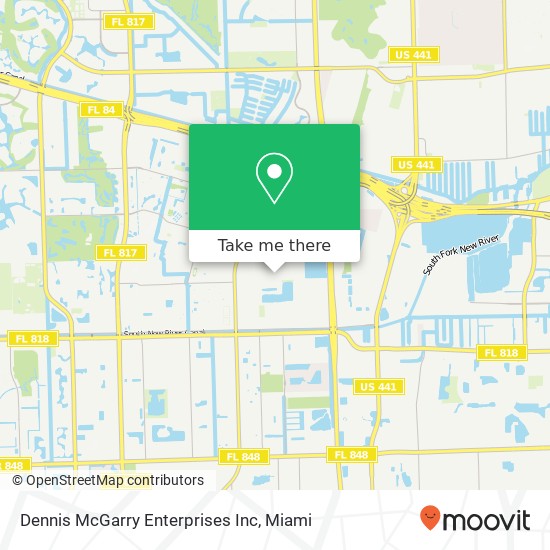 Dennis McGarry Enterprises Inc map