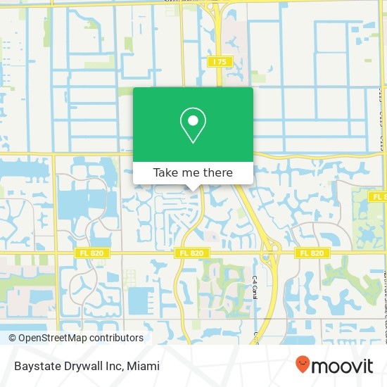 Baystate Drywall Inc map