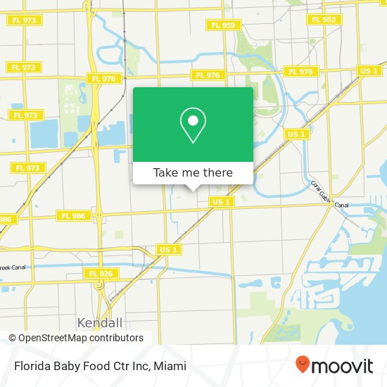 Mapa de Florida Baby Food Ctr Inc