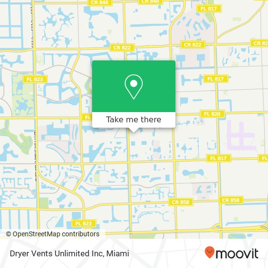 Dryer Vents Unlimited Inc map