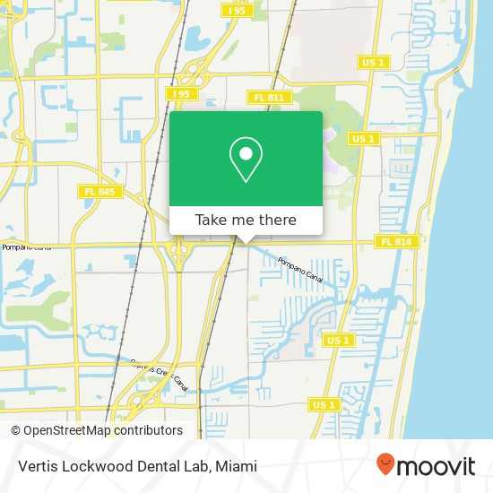 Mapa de Vertis Lockwood Dental Lab