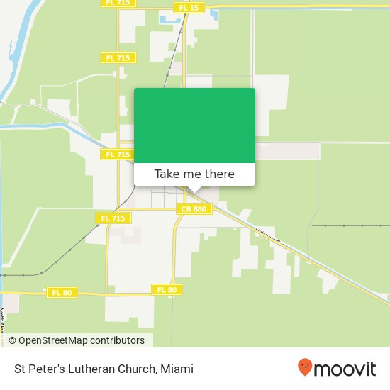 Mapa de St Peter's Lutheran Church