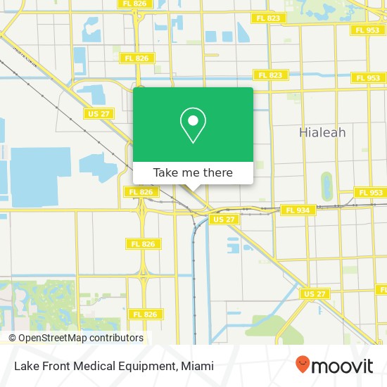 Lake Front Medical Equipment map