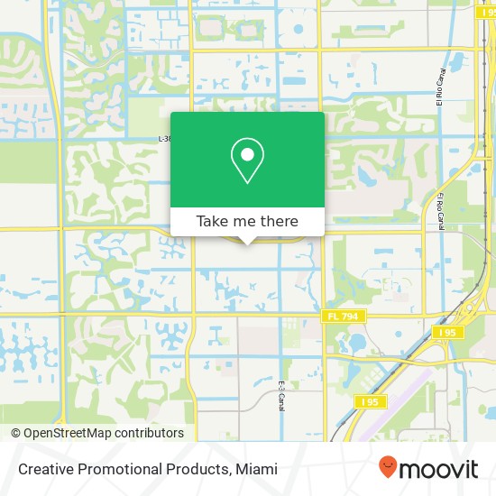 Mapa de Creative Promotional Products