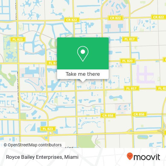 Royce Bailey Enterprises map