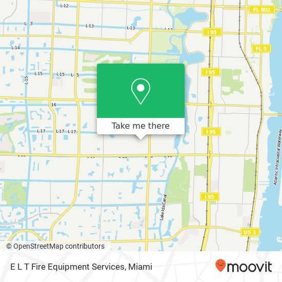 E L T Fire Equipment Services map