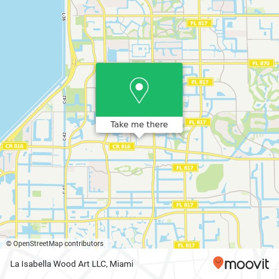 Mapa de La Isabella Wood Art LLC