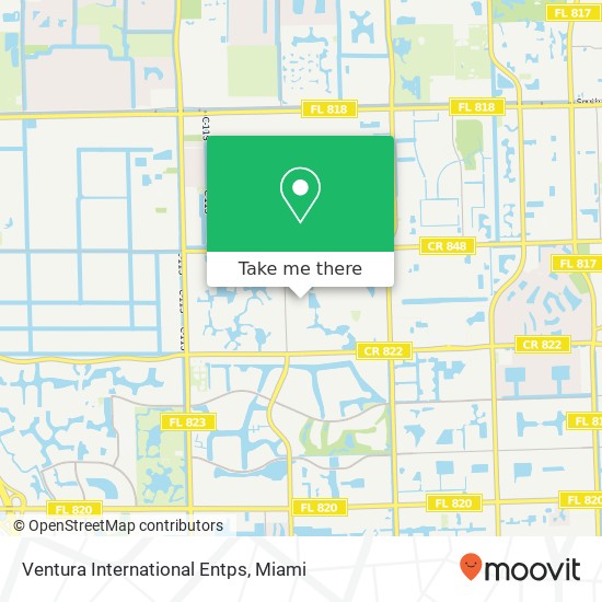 Ventura International Entps map