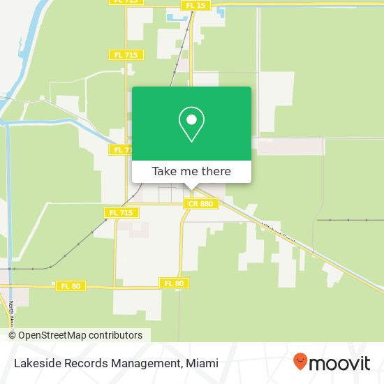 Mapa de Lakeside Records Management