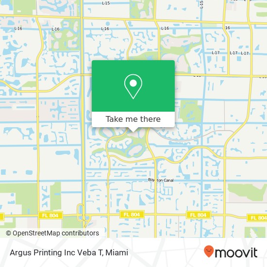 Mapa de Argus Printing Inc Veba T