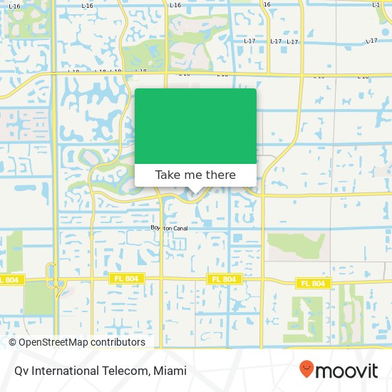 Qv International Telecom map