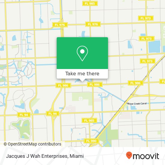 Jacques J Wah Enterprises map