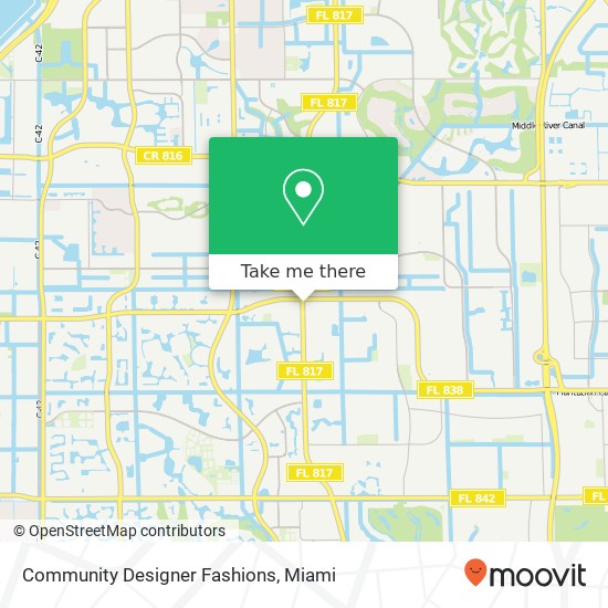 Community Designer Fashions map