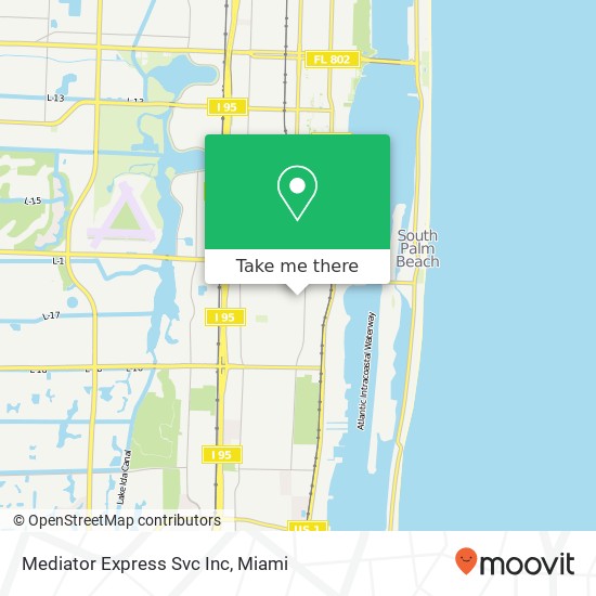 Mediator Express Svc Inc map