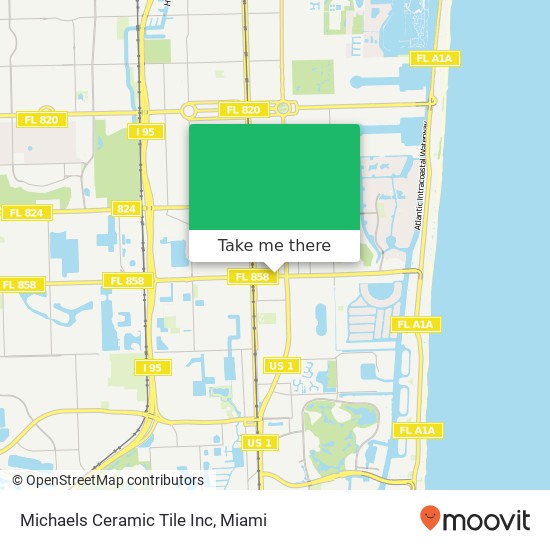 Michaels Ceramic Tile Inc map