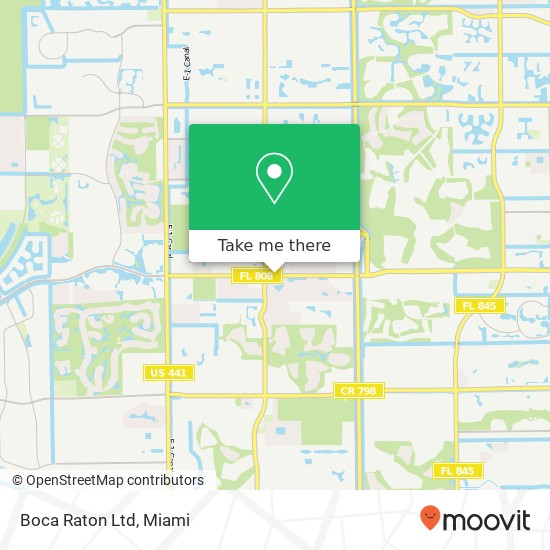 Boca Raton Ltd map