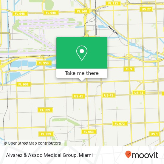 Mapa de Alvarez & Assoc Medical Group