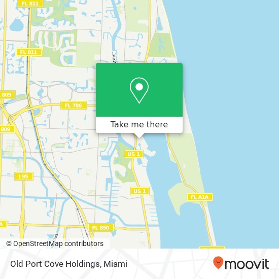 Old Port Cove Holdings map