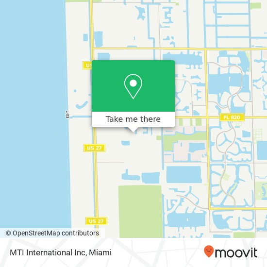 MTI International Inc map