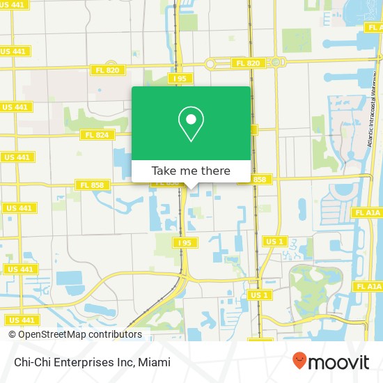 Chi-Chi Enterprises Inc map