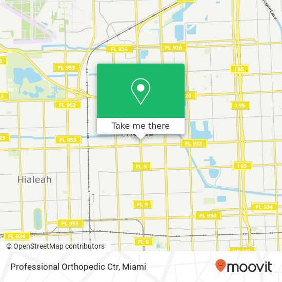 Professional Orthopedic Ctr map