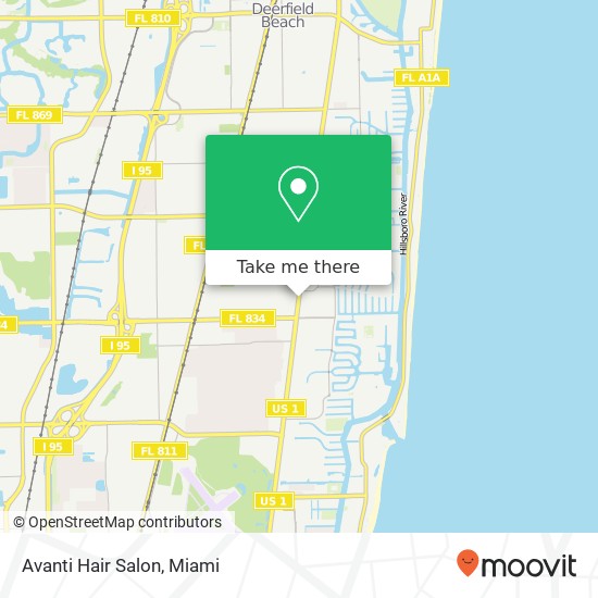 Avanti Hair Salon map