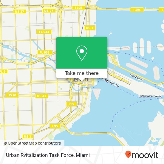 Urban Rvitalization Task Force map