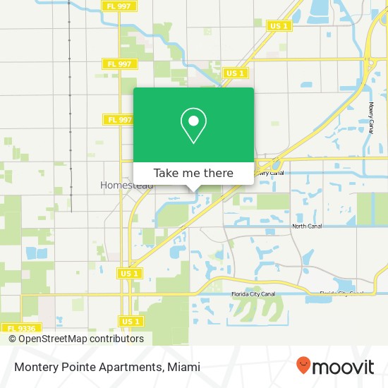 Mapa de Montery Pointe Apartments