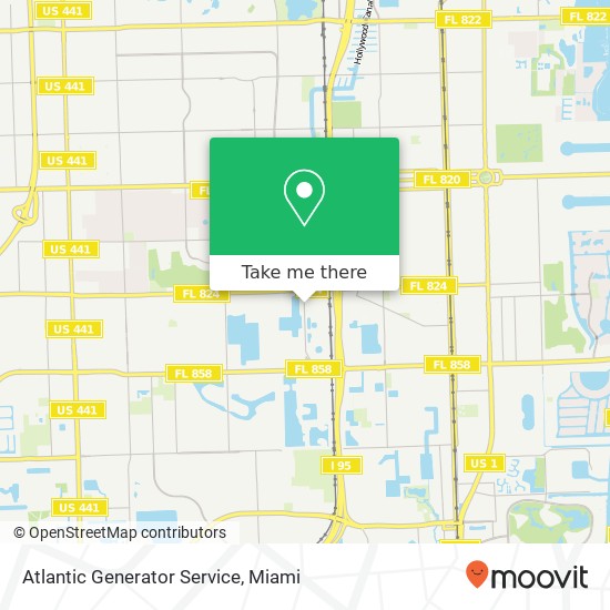 Atlantic Generator Service map