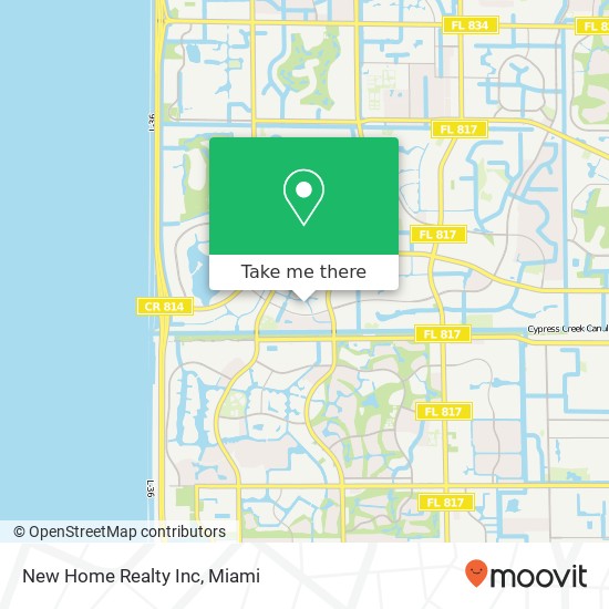 New Home Realty Inc map