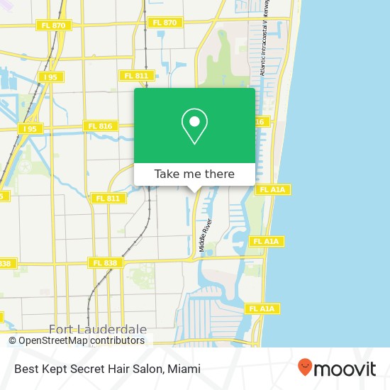 Mapa de Best Kept Secret Hair Salon