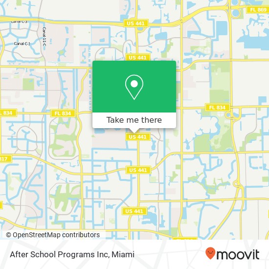 After School Programs Inc map